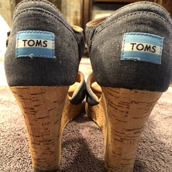 Toms Shoes - Sexy denim heels Toms Shoes - Sexy denim heels